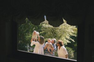 Lombardia, Sondrio, Valchiavenna, Valtellina, Lago di Como, Fotografia di famiglia